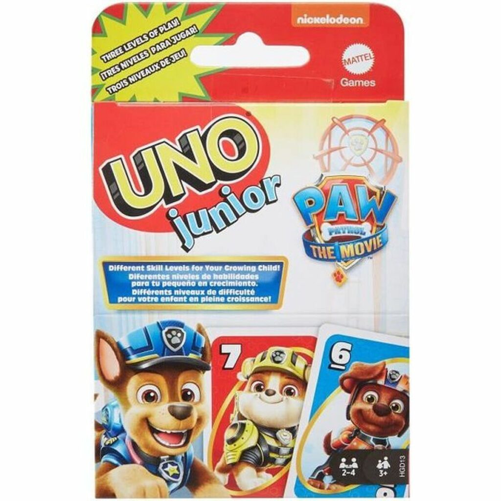 Παιχνίδια με τράπουλα Mattel UNO Junior The Paw Patrol