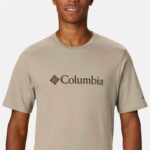 Ανδρική Μπλούζα με Κοντό Μανίκι Columbia Γκρι Άντρες