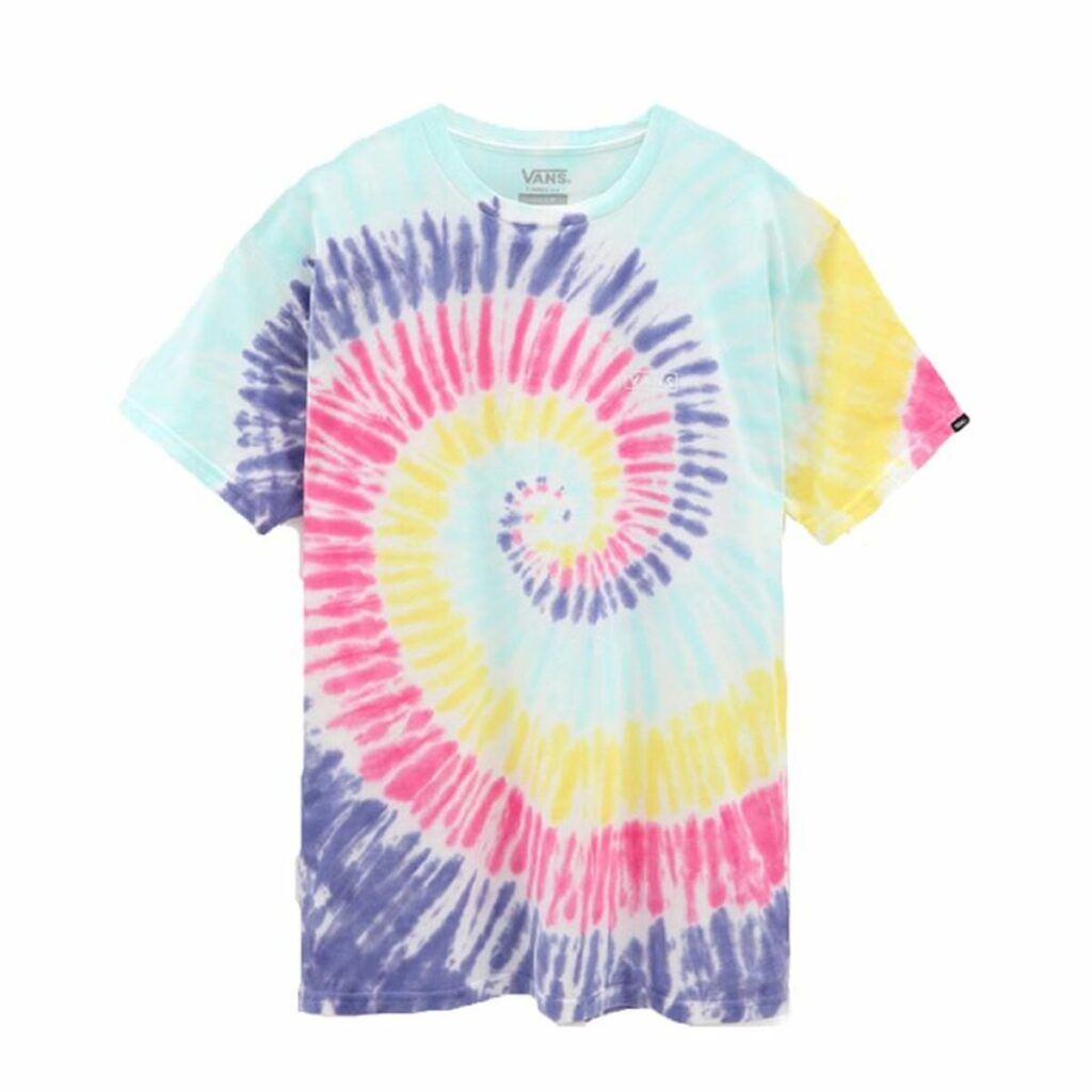 Ανδρική Μπλούζα με Κοντό Μανίκι Vans Rainbow Spiral Κυανό