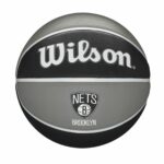 Mπάλα Μπάσκετ Wilson Nba Team Tribute Brooklyn Nets Μαύρο Φυσικό καουτσούκ Ένα μέγεθος 7