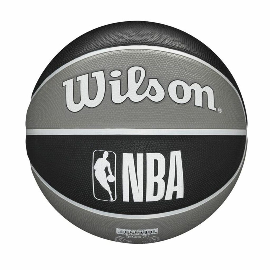 Mπάλα Μπάσκετ Wilson Nba Team Tribute Brooklyn Nets Μαύρο Φυσικό καουτσούκ Ένα μέγεθος 7