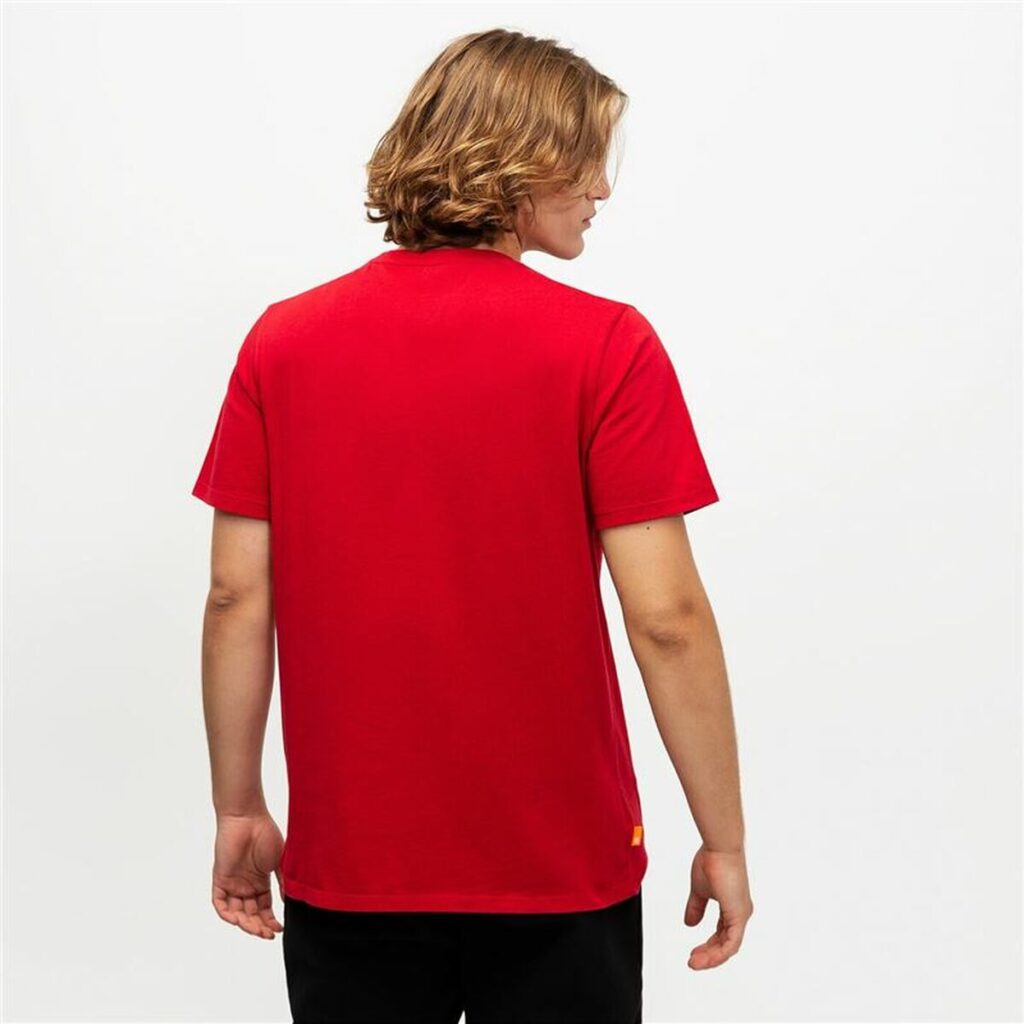 Ανδρική Μπλούζα με Κοντό Μανίκι Timberland Kennebec Linear Κόκκινο