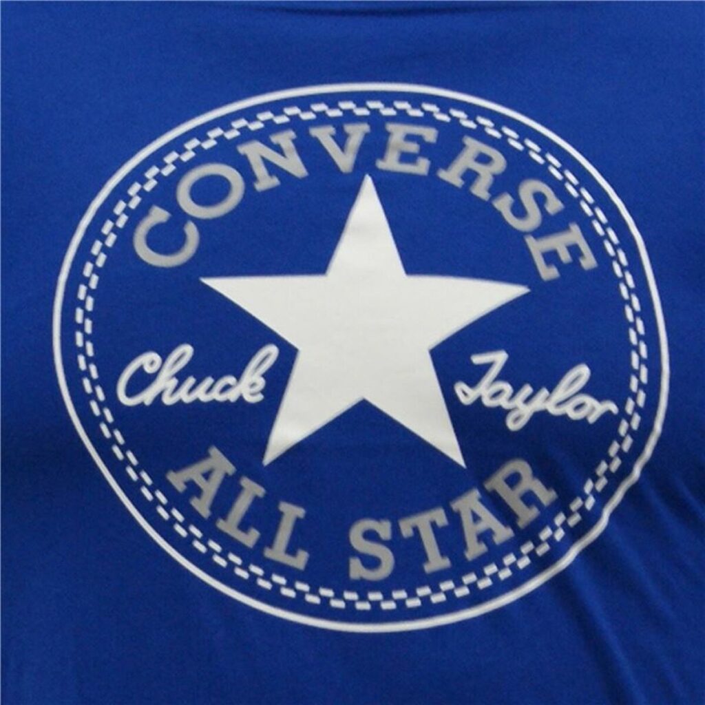 Παιδικό Μπλούζα με Κοντό Μανίκι Converse Core Chuck Taylor Patch Μπλε