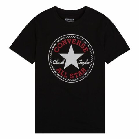 Μπλούζα με Κοντό Μανίκι Converse Chuck Taylor All Star Core Μαύρο