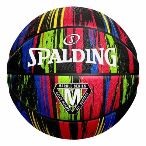 Mπάλα Μπάσκετ Spalding Marble Series Μαύρο 7