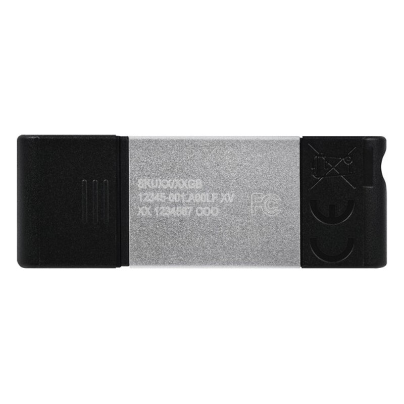 Στικάκι USB Kingston DT80/128GB 128 GB USB-C Μαύρο 128 GB
