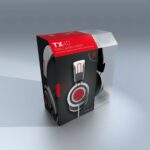Ακουστικά με Μικρόφωνο για Gaming GIOTECK TX-40 Rojo/Blanco Λευκό