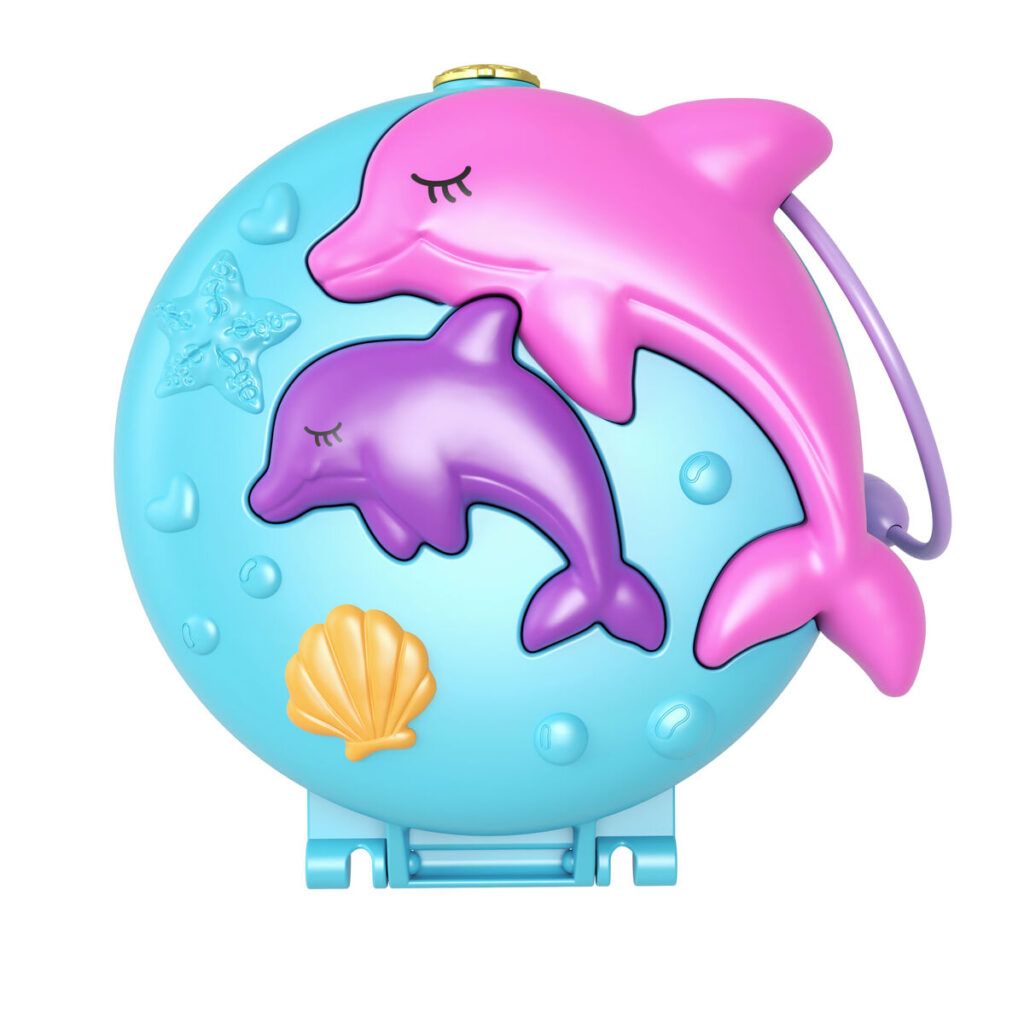 Playset Polly Pocket Dolphin Beach Box