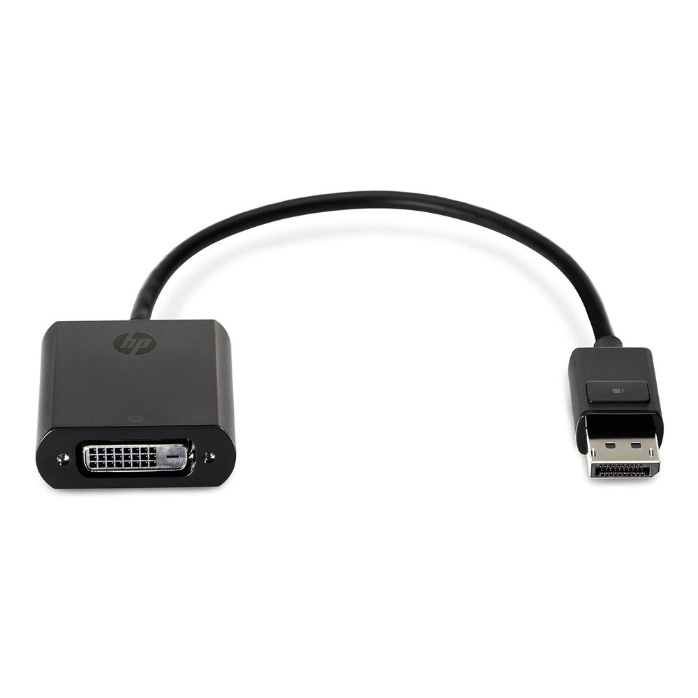 Καλώδιο DisplayPort σε DVI HP F7W96AA 20 cm Μαύρο