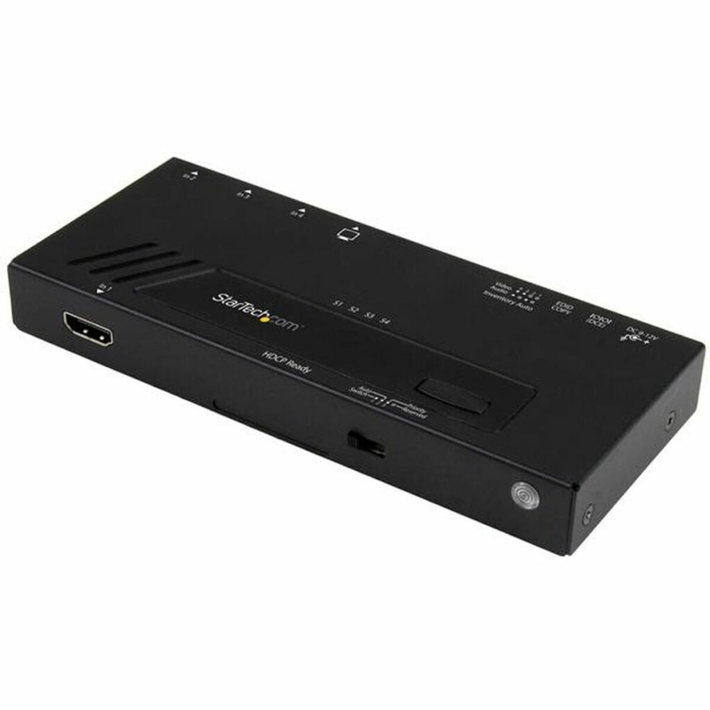 Διακόπτης HDMI Startech VS421HD4KA Μαύρο