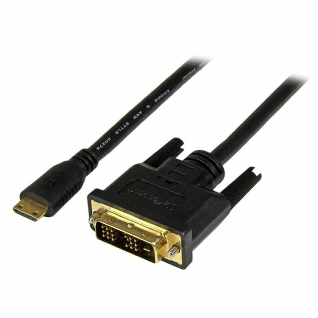 Αντάπτορας DVI-D σε HDMI Startech HDCDVIMM1M 1 m Μαύρο