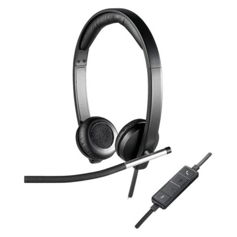 Ακουστικά με Μικρόφωνο Logitech 981-000519           USB 2.0 Μαύρο