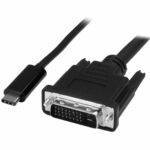 Καλώδιο USB C σε DVI-D Startech CDP2DVIMM1MB Μαύρο 1 m