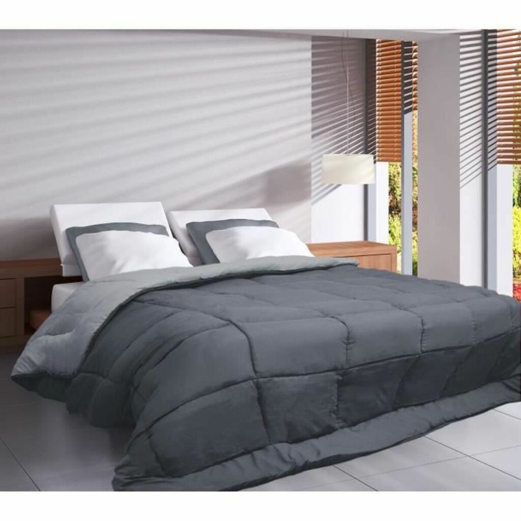 Σκανδιναβικό Παπλώμα Poyet  Motte Calgary Ασημί Γκρι 400 g 220 x 240 cm 400 g /m²