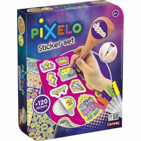Αυτοκόλλητα Lansay Pixelo Sticker Set  Χειροτεχνικό Παιχνίδι