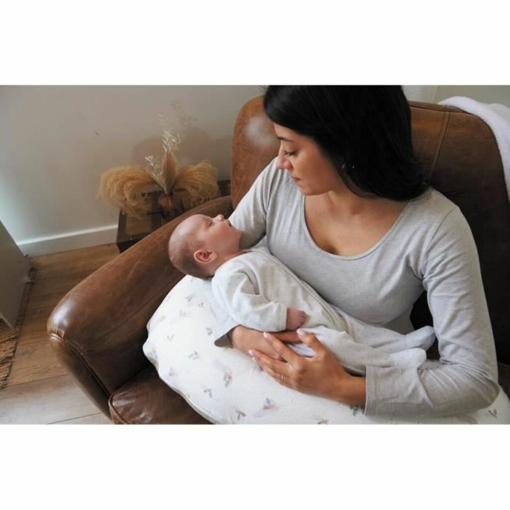 Breastfeeding Cushion Tineo Λευκό/Ροζ