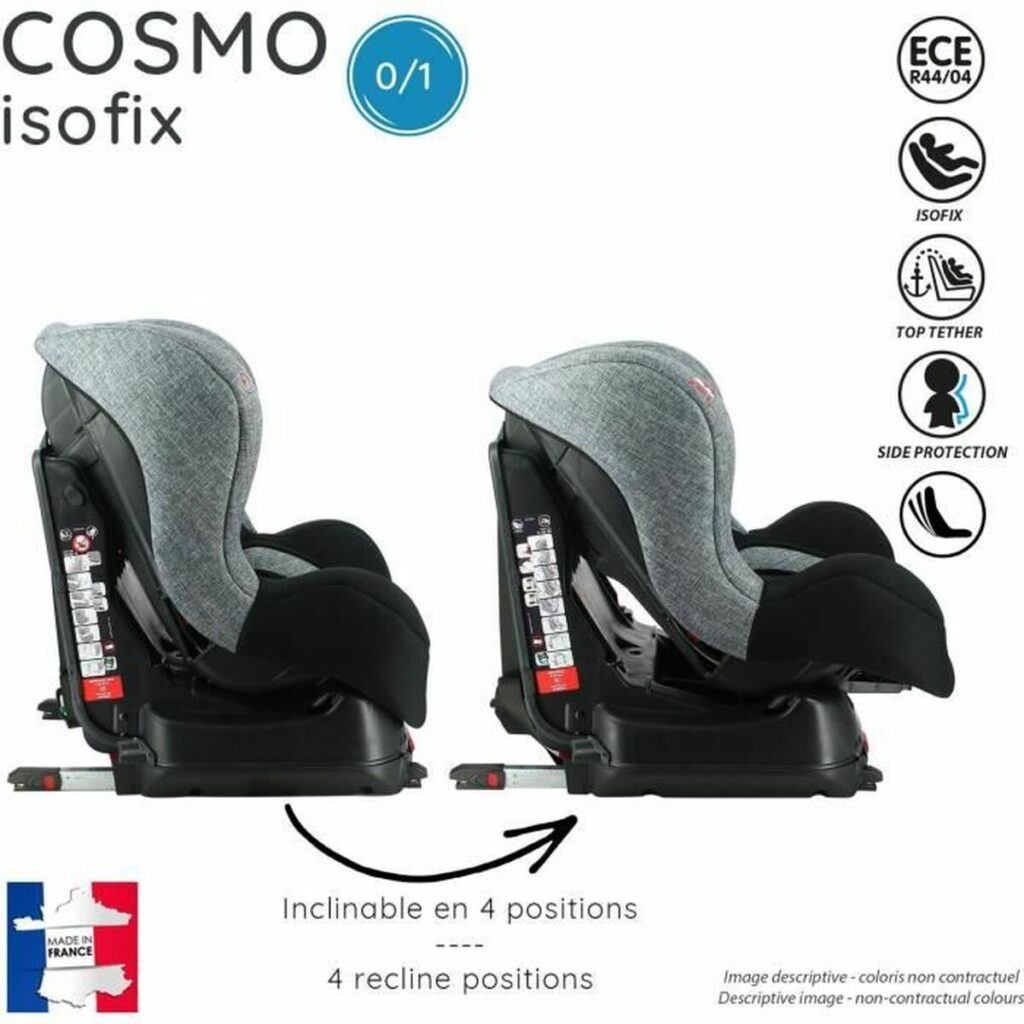 Καθίσματα αυτοκινήτου Nania COSMO Μαύρο/Γκρι