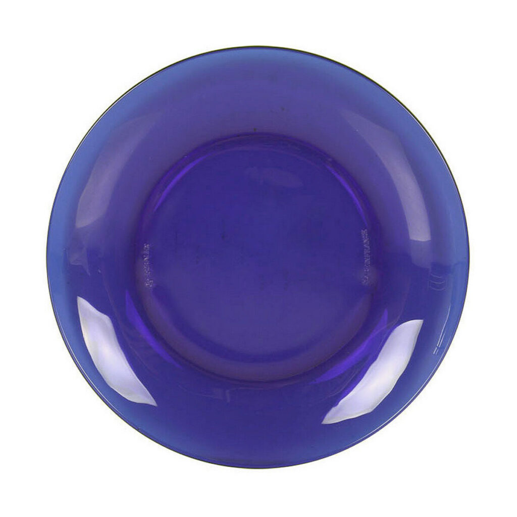 Πιάτο για Επιδόρπιο Duralex Lys Μπλε ø 19 x 2 cm (24 Μονάδες)