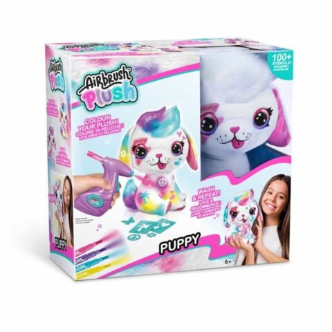 Χειροτεχνικό Παιχνίδι Canal Toys Airbrush Plush Puppy Προσαρμοσμένη