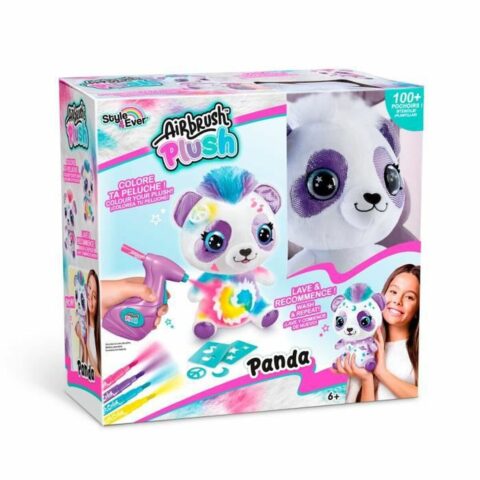 Χειροτεχνικό Παιχνίδι Canal Toys Airbrush Plush Panda Προσαρμοσμένη