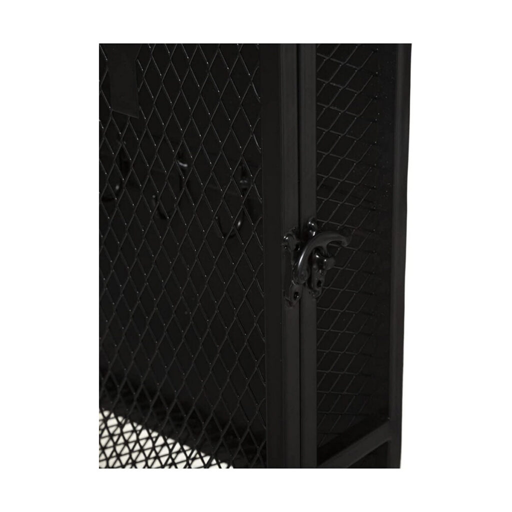 Ντουλάπα για κλειδιά Atmosphera Πλέγμα 26 x 32 x 8 cm Μαύρο Μέταλλο