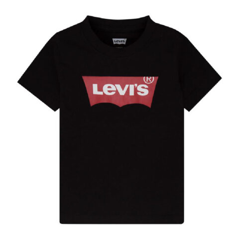 Παιδικό Μπλούζα με Κοντό Μανίκι Levi's Batwing Boy Dark Μαύρο