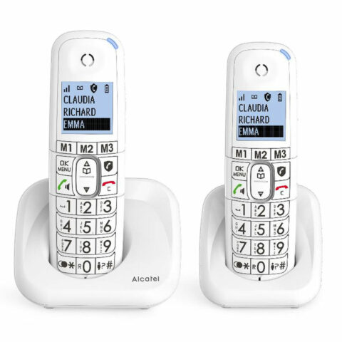 Ασύρματο Τηλέφωνο Alcatel XL785 DUO Λευκό Μπλε