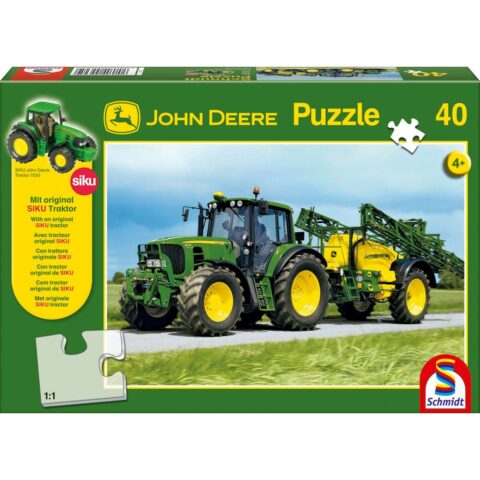 Παιδικό παζλ Schmidt Spiele John Deere: Traktor 6630 mit Feldspritze Τρακτέρ + 4 Ετών 40 Τεμάχια