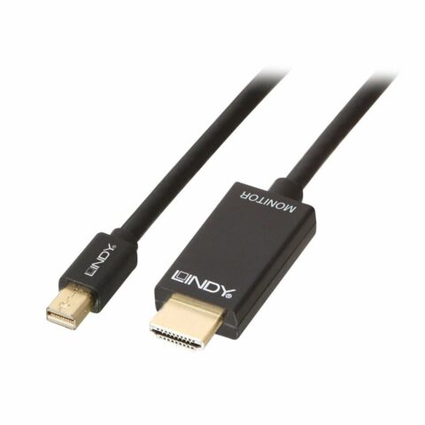 Αντάπτορας Mini Display Port σε HDMI LINDY 36927 Μαύρο