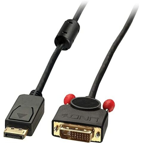 DisplayPort Αντάπτορας σε DVI LINDY 41489 Μαύρο