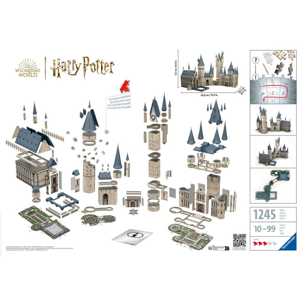 3D Παζλ Ravensburger  Harry Potter - Hogwarts Castle