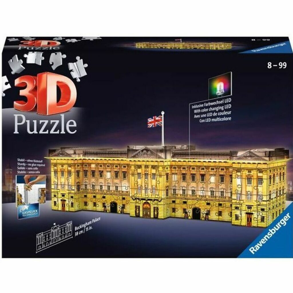 3D Παζλ Ravensburger Buckingham Palace Illuminated 216 Τεμάχια (216 Τεμάχια)