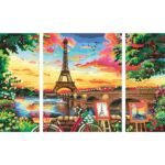 Σχέδια για ζωγραφική Ravensburger Paris Reflections 80 x 50 cm 4 Μονάδες