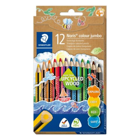 Χρωματιστά μολύβια Staedtler Noris Colour Jumbo 12 Τεμάχια Πολύχρωμο
