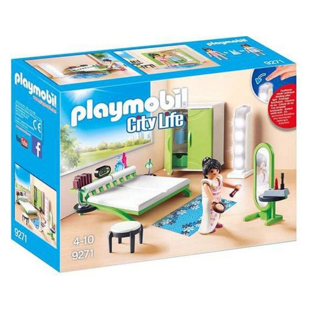Playset City Life Home Bedroom Playmobil 9271 (21 pcs) δωμάτιο