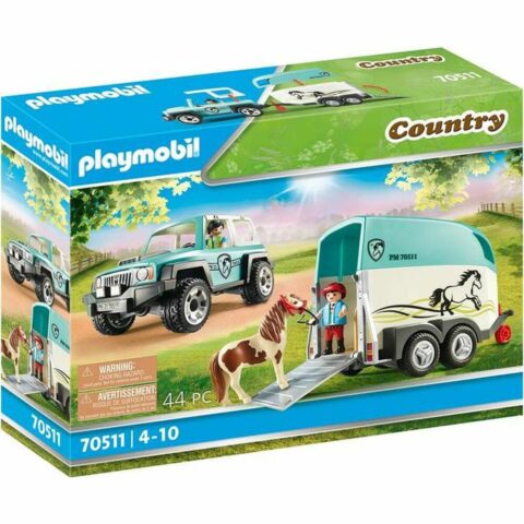 Playset Playmobil Country Πόνι Ρυμούλκηση 70511 (44 pcs)