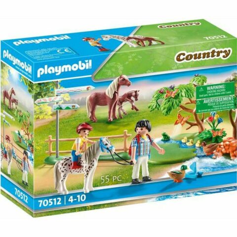 Playset Playmobil 70512 Πόνι Κήπος 70512 (55 pcs)