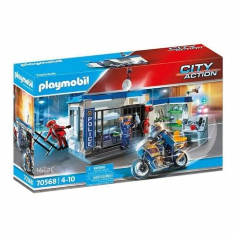Playset City Action Prison Escape Playmobil 70568 Αστυνόμος (161 pcs)