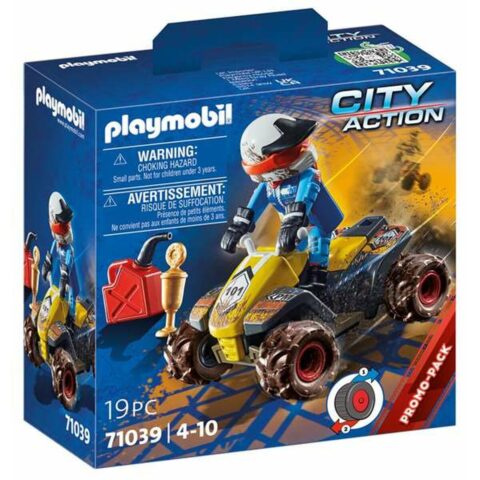 Playset Playmobil City Action Offroad Quad 19 Τεμάχια 71039
