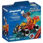 Playset Playmobil City Action Rescue Quad  18 Τεμάχια 71040