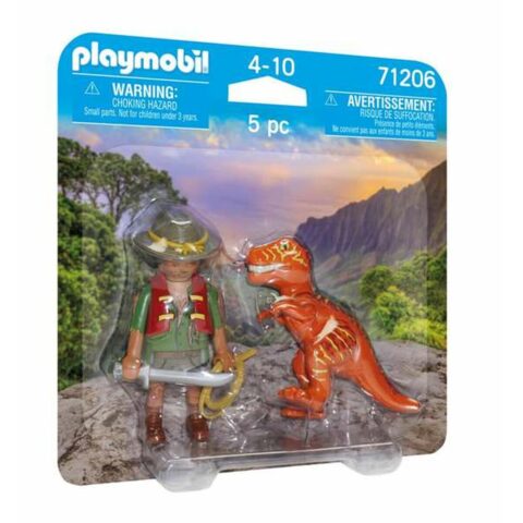 Αρθρωτές Φιγούρες Playmobil 71206 Δεινόσαυρος Εξερευνητής 5 Τεμάχια Duo