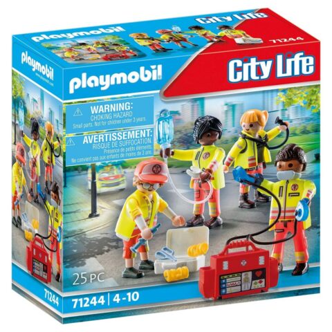 Playset Playmobil 71244 City Life Rescue Team 25 Τεμάχια
