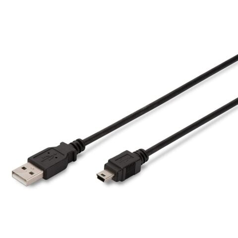 Καλώδιο USB A σε USB B Digitus AK-300108-018-S Μαύρο 1