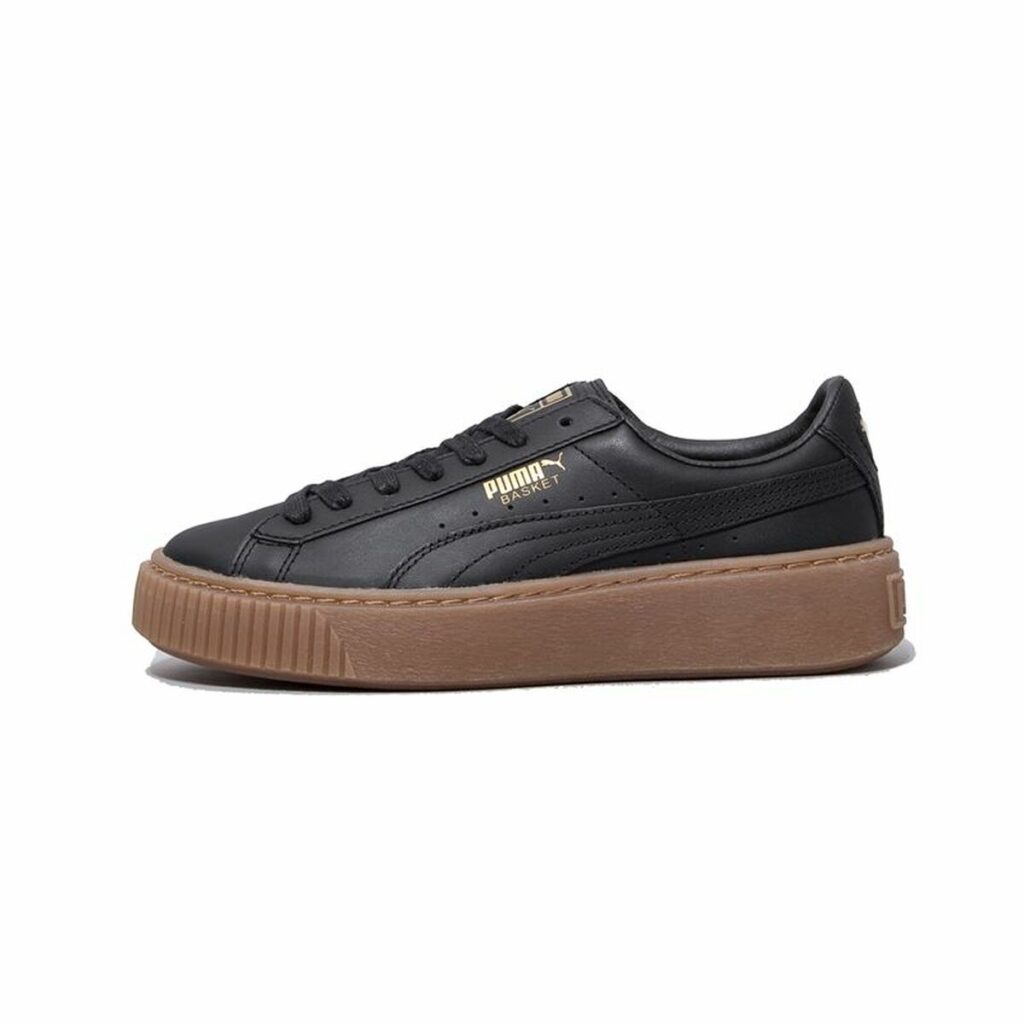 Γυναικεία Casual Παπούτσια Puma Basket Platform Core Μαύρο