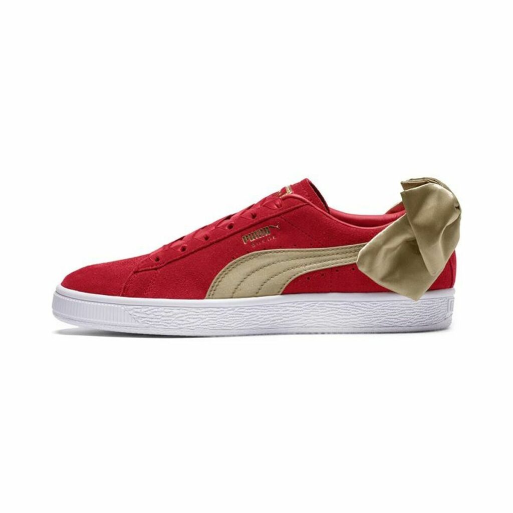 Γυναικεία Casual Παπούτσια Puma Sportswear Suede Bow Varsity Κόκκινο