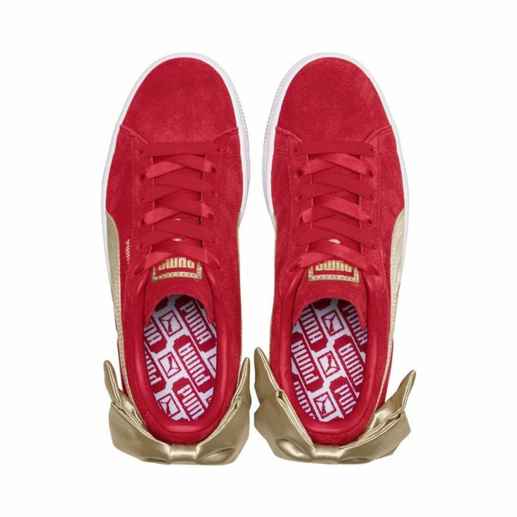 Γυναικεία Casual Παπούτσια Puma Sportswear Suede Bow Varsity Κόκκινο