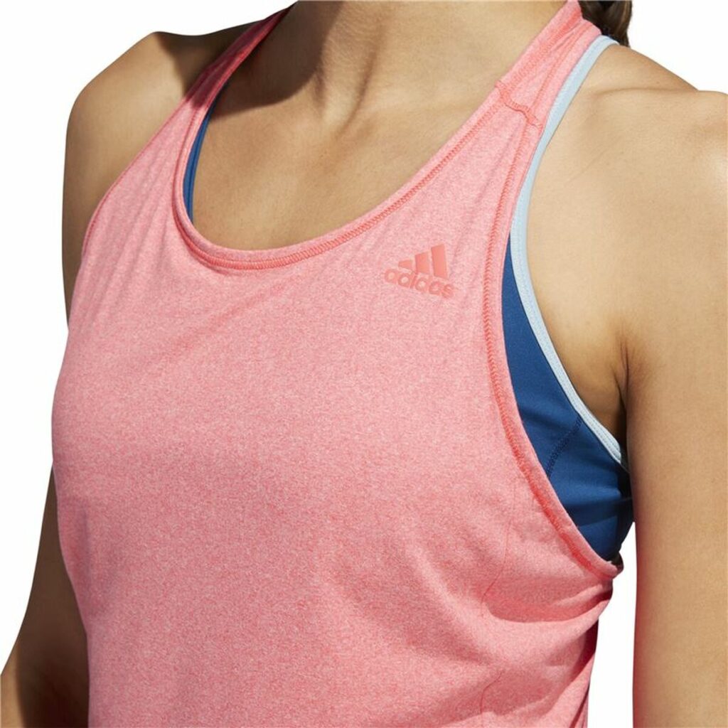Αμάνικο Γυναικείο Mπλουζάκι Adidas 3 Stripes Tank Ροζ