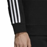 Ανδρικό Φούτερ χωρίς Κουκούλα Adidas 3 stripes Μαύρο