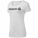 Γυναικεία Μπλούζα με Κοντό Μανίκι Reebok Scoop Neck Λευκό