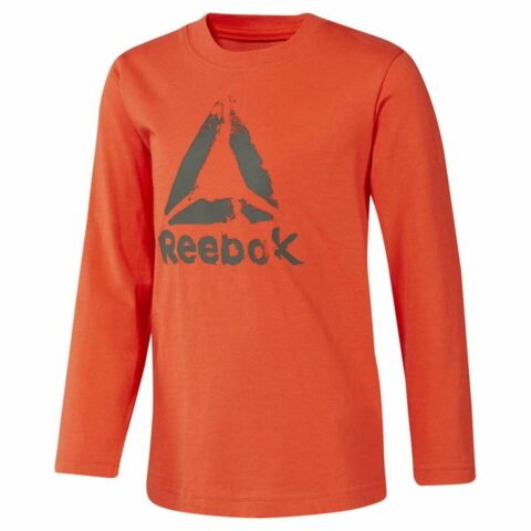 Παιδική Μπλούζα με Μακρύ Μανίκι Reebok Boys Training Essentials Πορτοκαλί